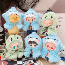 Load image into Gallery viewer, Cute Shark Dinosaur Shawl Cloak Doll Clothes Mini Fashionable Exquisite Dolls Decoration Accessories for Labubu Doll