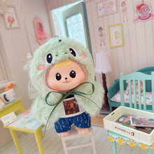 Load image into Gallery viewer, Cute Shark Dinosaur Shawl Cloak Doll Clothes Mini Fashionable Exquisite Dolls Decoration Accessories for Labubu Doll