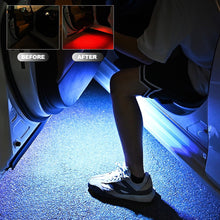 Load image into Gallery viewer, 1/2Pcs USB Charging LED Car Door Lights Welcome Light Magnetic Control Auto Open Door Safe Anti-collision Emergency Signal Lamp