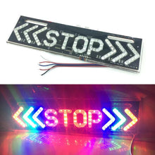 Load image into Gallery viewer, LED Colorful Motorcycle Light Flash STOP Motor Indicator Lamp Brake Turn Signal Driving Taillight Warning Light 12V