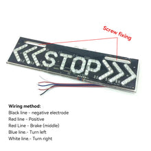 Load image into Gallery viewer, LED Colorful Motorcycle Light Flash STOP Motor Indicator Lamp Brake Turn Signal Driving Taillight Warning Light 12V