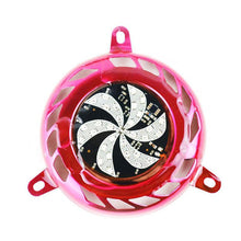Load image into Gallery viewer, Motorcycle Air Blade Cover Radiator Heat Shield Protective Cover with Colorful LED Light Radiator Cover Rotary Fan Grille Shield