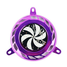 Load image into Gallery viewer, Motorcycle Air Blade Cover Radiator Heat Shield Protective Cover with Colorful LED Light Radiator Cover Rotary Fan Grille Shield