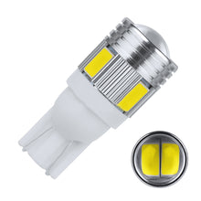 Load image into Gallery viewer, T10 Car W5W 6SMD 5630 LED Bulb Reverse Signal Light Reading Lamps DC 12V Auto Wedge Side License Plate Light Trunk Lamps
