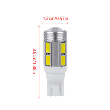 Load image into Gallery viewer, T10 Car W5W 10SMD 5630 LED Bulb Reverse Signal Light Reading Lamps DC 12V Auto Wedge Side License Plate Light Trunk Lamps