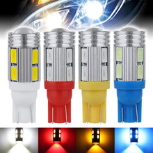 Load image into Gallery viewer, T10 Car W5W 10SMD 5630 LED Bulb Reverse Signal Light Reading Lamps DC 12V Auto Wedge Side License Plate Light Trunk Lamps