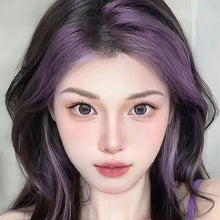 Load image into Gallery viewer, Highlight Dyeing Bangs Wig Long Hair Synthetic Fiber Women Natural Color Skull Top Fluffy Simulation Bangs Wig Piece