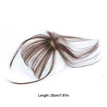 Load image into Gallery viewer, Air Bangs Wig Piece Invisible High-temperature Silk Bangs Patch Wig for Girls with No Marks on The Top of The Head Hair Repair Wig