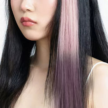 Load image into Gallery viewer, Highlight Hair Wig Piece for Women Dyed Long Straight Hair One-piece Hair Extensions Hanging Ears Dyed Long Hair Piece