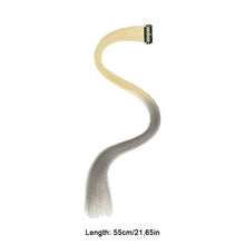 Load image into Gallery viewer, Highlight Hair Wig Piece for Women Dyed Long Straight Hair One-piece Hair Extensions Hanging Ears Dyed Long Hair Piece