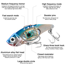 Load image into Gallery viewer, Creative Metal VIB Electronic Bait Colorful Long-range Metal Bait Fishing Gear False Bait Fishing Accessories