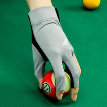 Load image into Gallery viewer, Billiards Glove Left Hand Three Finger Snooker Billiard Glove Non Slip Stickers Elasticity Billiard Training Gloves Accessories