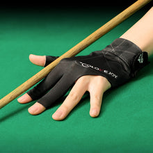 Load image into Gallery viewer, Billiards Glove Left Hand Three Finger Snooker Billiard Glove Non Slip Stickers Elasticity Billiard Training Gloves Accessories