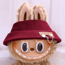 Load image into Gallery viewer, Doll Hat for Dollhouse Miniature 37cm Labubu Color Match Hat Kawaii Cute Doll Accessories Kids Girls Toys