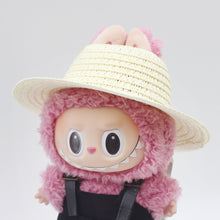 Load image into Gallery viewer, Doll Straw Hat for Dollhouse Miniature 17cm Labubu Color Match Hat Kawaii Cute Doll Accessories Kids Girls Toys