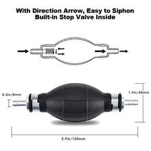 Load image into Gallery viewer, Durable Car Handy Manual Gas Oil Pump Fuel Pump Hand Straw Pump for Liquid Gasoline Tuning Fuel Gasoline Diesel Pump