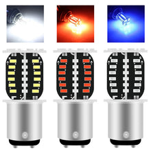 Load image into Gallery viewer, Motorcycle 1157 LED Brake Light BAY15D LED 64SMD DRL Water Flashing Strobe Reversing Parking Lamp Car Turn Signal Tail Lamp