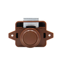 Load image into Gallery viewer, Zinc Alloy Camper Car Push Button Latches Cabinet Door Catch Lock for RV Caravan Boat Motor Home Cabinet Drawer Latch Button Locks