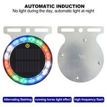 Load image into Gallery viewer, Car Solar Night Safety Flashing Led Light Super Strong Magnetic Base Car Warning Lamp Anti-Collision Wide Tail Light Auto Tool