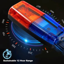 Load image into Gallery viewer, LED Shoulder Warning Light Shoulder Clip Light Sanitation Worker Safety Patrol Alarm Flash Signal Strobe Red Blue Lamp