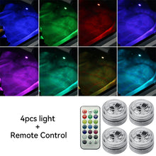 Load image into Gallery viewer, LED Remote Control Car Interior Atmosphere Backlight Ambient Mood Foot Light Decorative Lamp Auto Accessories