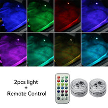 Load image into Gallery viewer, LED Remote Control Car Interior Atmosphere Backlight Ambient Mood Foot Light Decorative Lamp Auto Accessories