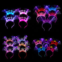 Load image into Gallery viewer, 2025 Happy New Year Party Headband Head Buckle New Year Decoration Funny Props Headdress Masquerade Xmas Party Decor