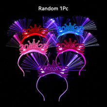 Load image into Gallery viewer, 2025 Happy New Year Party Headband Head Buckle New Year Decoration Funny Props Headdress Masquerade Xmas Party Decor