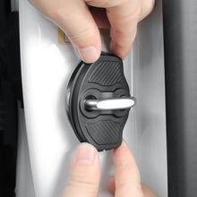 Load image into Gallery viewer, 4Pcs Car Door Lock Buckle Protective Cover Door Shock Absorber Cushion Thickened Anti-collision Pad for Tesla MODEL 3 Y 2023