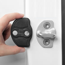 Load image into Gallery viewer, 4Pcs Car Door Lock Buckle Protective Cover Door Shock Absorber Cushion Thickened Anti-collision Pad for Tesla MODEL 3 Y 2023