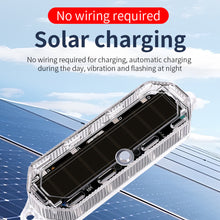 Load image into Gallery viewer, Solar Power Mortorcycle Car LED Warning Light Night Ride Tail Light Anti-rear Strobe Light for Motorcycle Electric Vehicle Bicycle