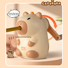 Load image into Gallery viewer, Cute Cartoon Capybara Hand Crank Mechanical Pencil Sharpener Pencil Automatically Enters Pencil Sharpening Tool Stationery