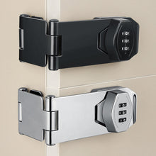 Load image into Gallery viewer, Household Cabinet Password Hasp Locks Cabinet Door Combination Lock Door Security Slide Latch Lock for Small Doors Cabinets Door