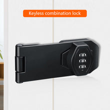 Load image into Gallery viewer, Household Cabinet Password Hasp Locks Cabinet Door Combination Lock Door Security Slide Latch Lock for Small Doors Cabinets Door