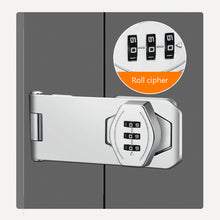 Load image into Gallery viewer, Household Cabinet Password Hasp Locks Cabinet Door Combination Lock Door Security Slide Latch Lock for Small Doors Cabinets Door