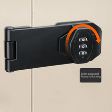 Load image into Gallery viewer, Household Cabinet Password Hasp Locks Cabinet Door Combination Lock Door Security Slide Latch Lock for Small Doors Cabinets Door