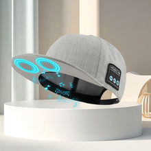 Load image into Gallery viewer, Outdoor Hat with Bluetooth Speaker Adjustable Bluetooth Hat Wireless Smart Loudspeaker Cap For Outdoor Sport Baseball Cap With Mic