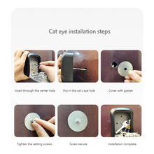 Load image into Gallery viewer, Plastic Key Lock Box Portable Combination Lockbox Wall-Mounted Key Storage Box Resettable Code Safe Security Lock Box for Home