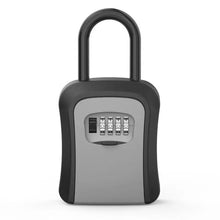 Load image into Gallery viewer, Plastic Key Lock Box Portable Combination Lockbox Wall-Mounted Key Storage Box Resettable Code Safe Security Lock Box for Home