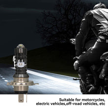 Load image into Gallery viewer, Motorcycle Headlight LED H4 Hi/Low P15D White Yellow Dual Colors Headlight Projector Lens Bulb Motor Driving Lights DRL Front Lamp