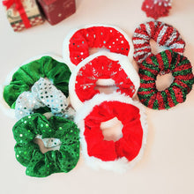 Load image into Gallery viewer, Christmas Hair Band Simple Versatile Hair Rope High Elastic Hair Tie Headwear Colorful Hair Accessories for Women