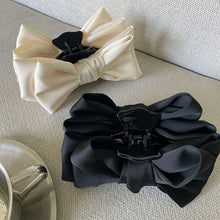 Load image into Gallery viewer, Double-sided Three-dimensional Bow Hairpin Hair Claw Clip Simple Temperamental Headwear Hair Clip Hair Accessory for Women