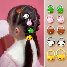 Load image into Gallery viewer, Cartoon Cute Children Hair Band Colorful Rubber Band Hair Tie Highly Elastic Durable Hair Band Headwear Hair Accessories