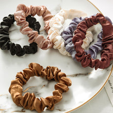 Load image into Gallery viewer, 6pcs/set Imitation Silk Hair Tie Simple Versatile Hair Band Highly Elastic Rubber Band Hair Rope Headwear for Women