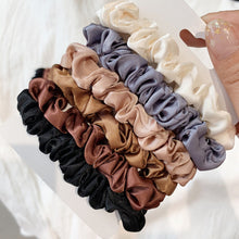Load image into Gallery viewer, 6pcs/set Imitation Silk Hair Tie Simple Versatile Hair Band Highly Elastic Rubber Band Hair Rope Headwear for Women
