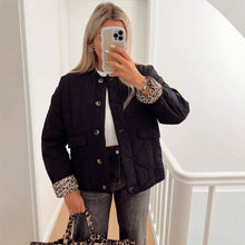 Load image into Gallery viewer, Quilted Button-down Cotton Jacket Stylish Comfortable Retro Casual Jacket Winter Warm Loose Short Jacket for Women