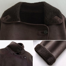 Load image into Gallery viewer, Autumn Winter Loose Fur Integrated Thermal Jacket Comfortable Thickened Warm Cotton-padded Clothes Outwear for Women