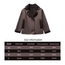 Load image into Gallery viewer, Autumn Winter Loose Fur Integrated Thermal Jacket Comfortable Thickened Warm Cotton-padded Clothes Outwear for Women