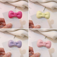 Load image into Gallery viewer, Cute Candy Color Bow Hairpin Hairpin Headwear Bow Hair Clip Korean Style Bangs Bowknot Hair Clip Girl