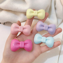 Load image into Gallery viewer, Cute Candy Color Bow Hairpin Hairpin Headwear Bow Hair Clip Korean Style Bangs Bowknot Hair Clip Girl